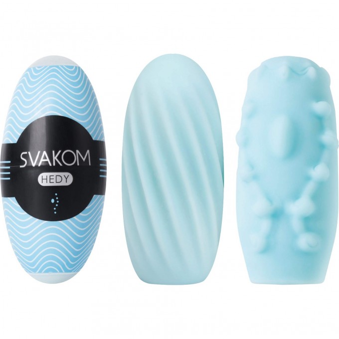 Мастурбатор SVAKOM HEDY голубой SSMC02_One